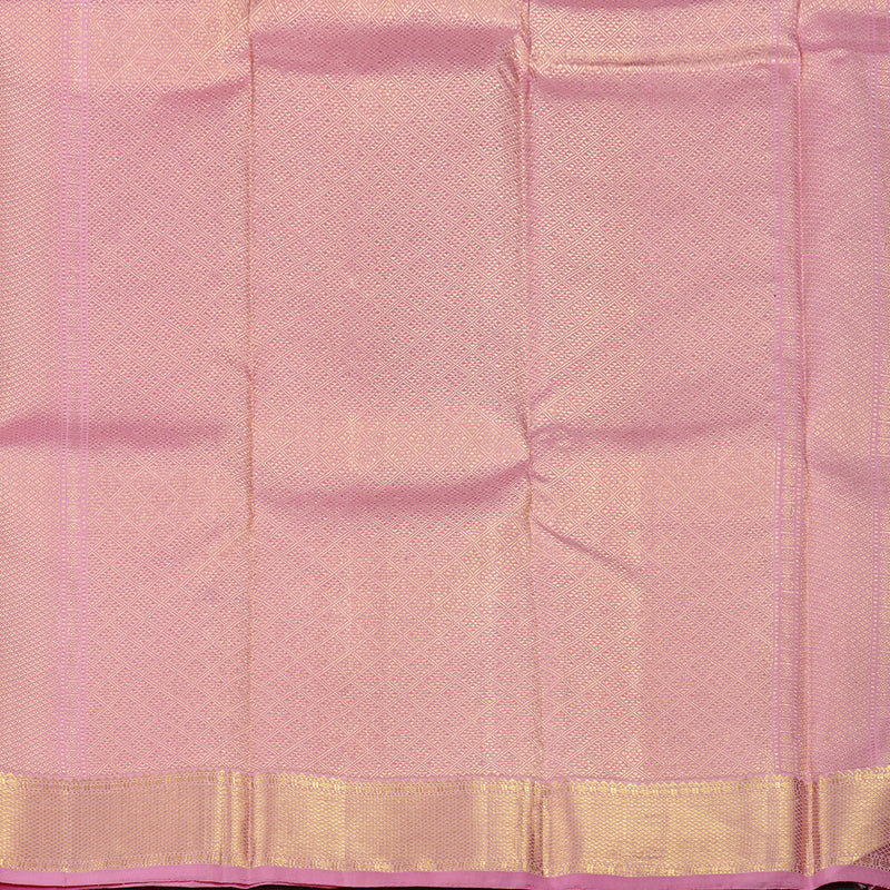 Hayagrivas Purple Handloom Kanjivaram Silk Saree KBD2076C3-1