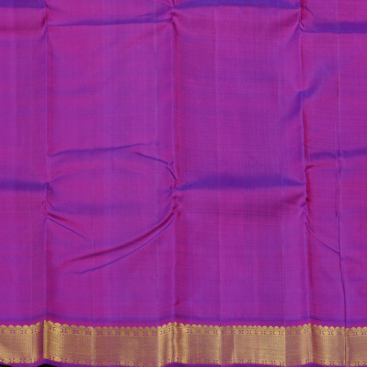 Hayagrivas Handloom Kanjivaram Silk Saree in Radiant Fluorescent Green KBD2077C2-1