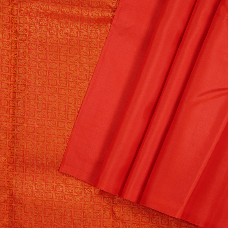 Hayagrivas Red Handloom Kanjivaram Silk Saree KBD2083C3-1