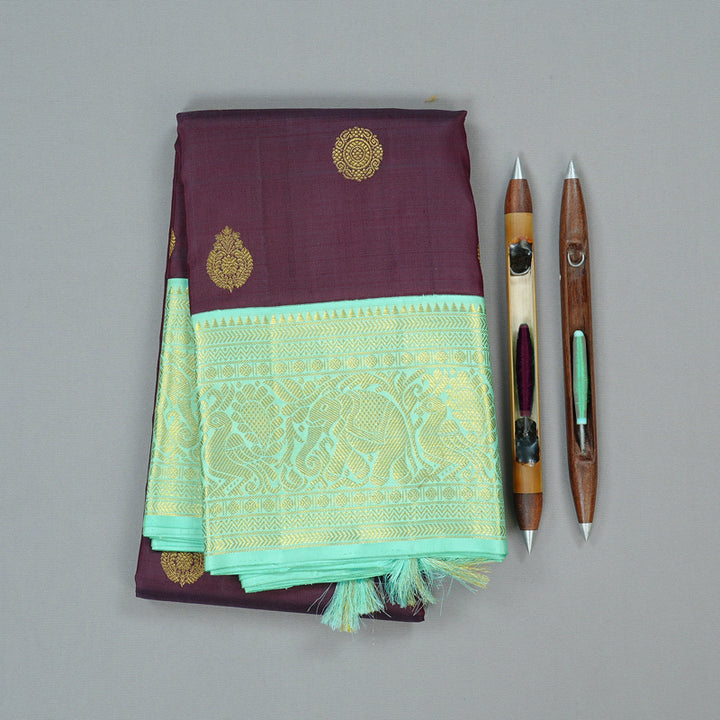 Hayagrivas Handloom Kanjivaram Silk Saree KBD2085C4-1
