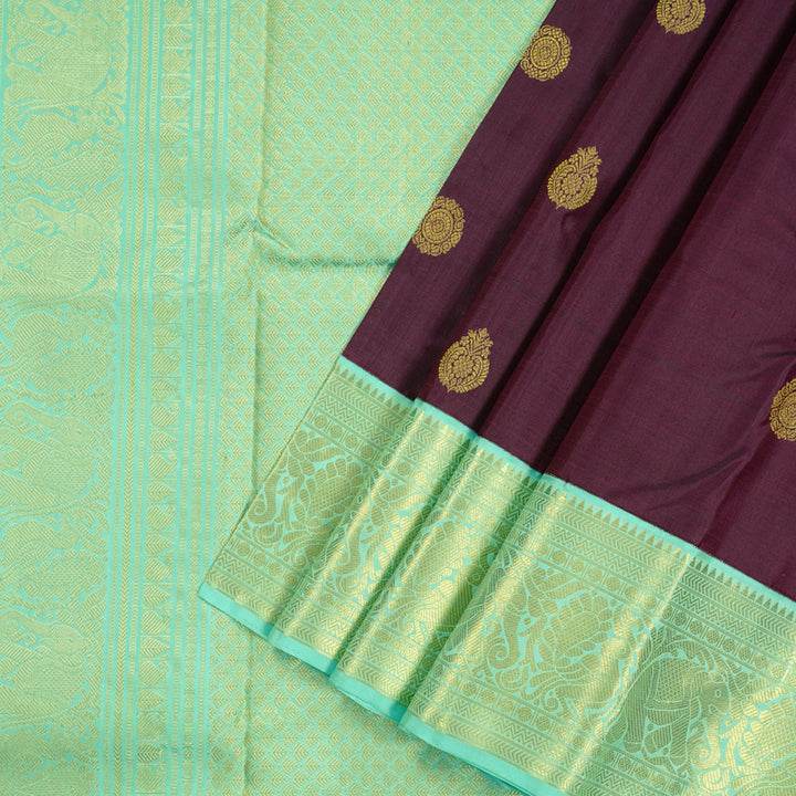 Hayagrivas Handloom Kanjivaram Silk Saree KBD2085C4-1