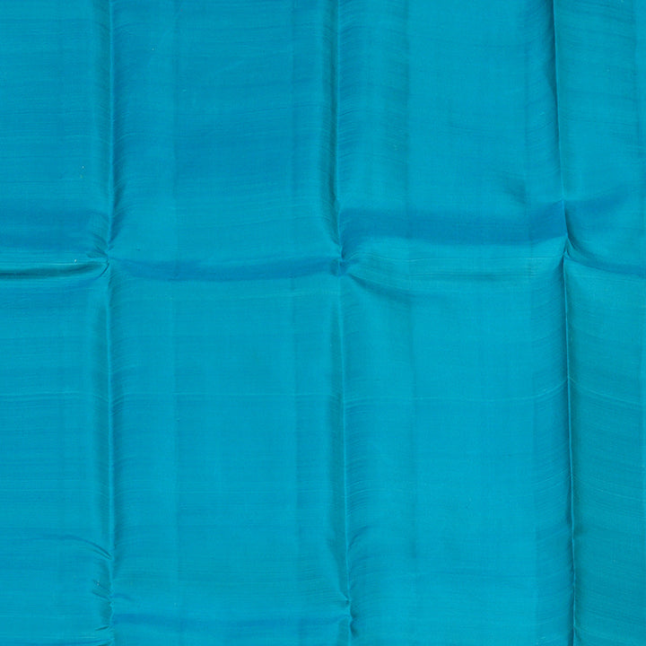 Hayagrivas Handloom Sky Blue Kanjivaram Silk Saree KBD2086C2-2