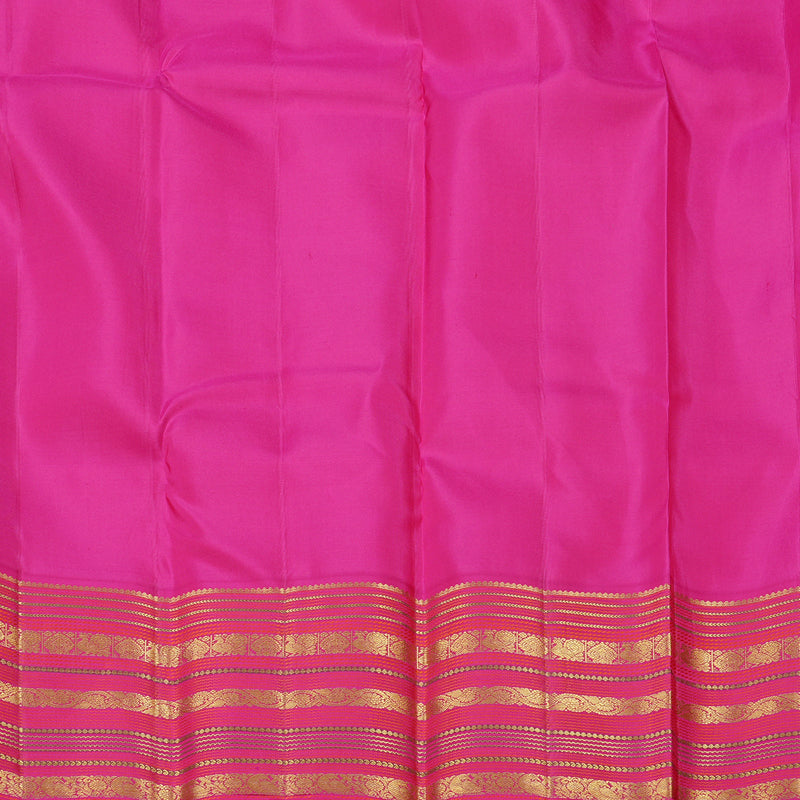 Hayagrivas Handloom Kanjivaram Silk Saree in Serene Sandal KBD2088C7-2
