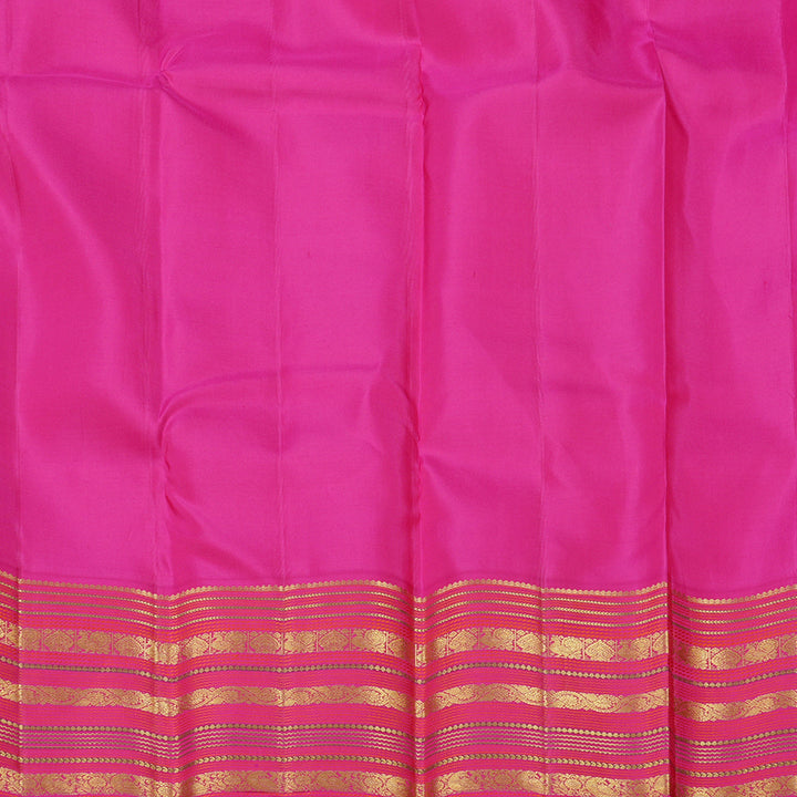 Hayagrivas Handloom Kanjivaram Silk Saree in Serene Sandal KBD2088C7-2
