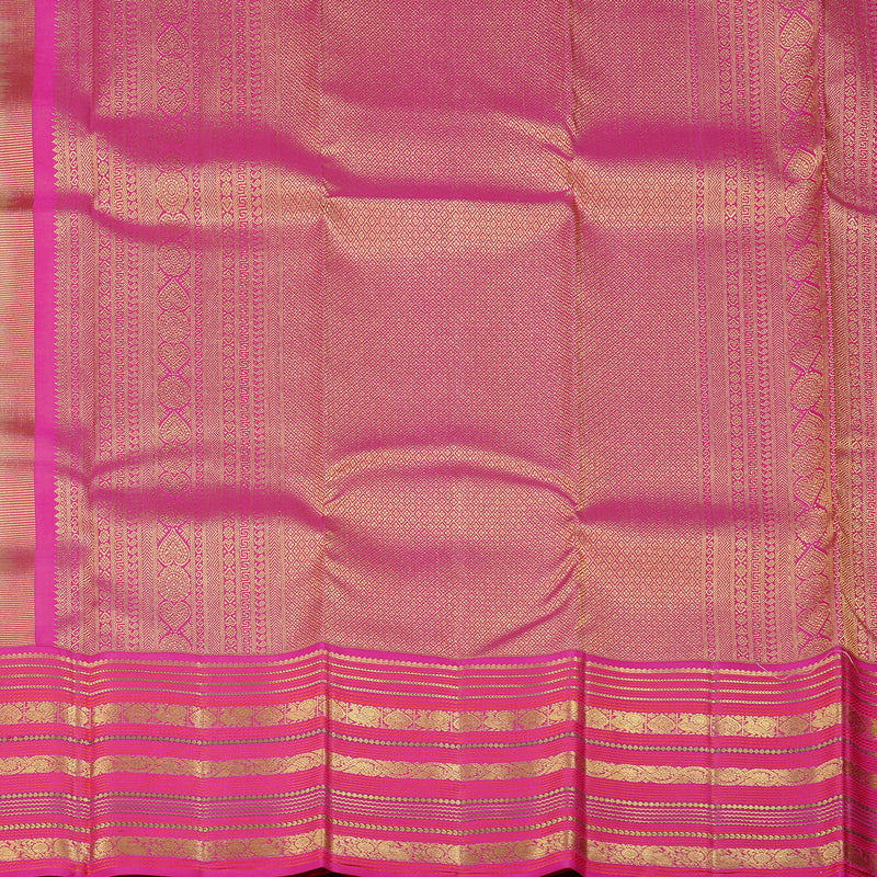 Hayagrivas Handloom Kanjivaram Silk Saree in Serene Sandal KBD2088C7-2
