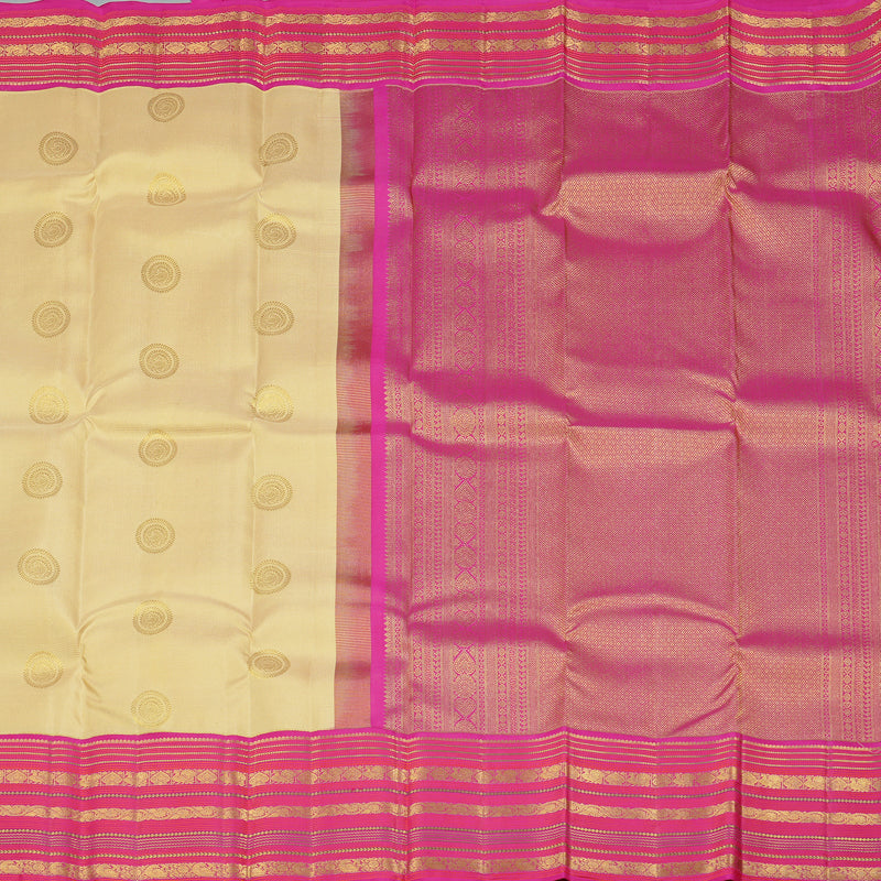 Hayagrivas Handloom Kanjivaram Silk Saree in Serene Sandal KBD2088C7-2