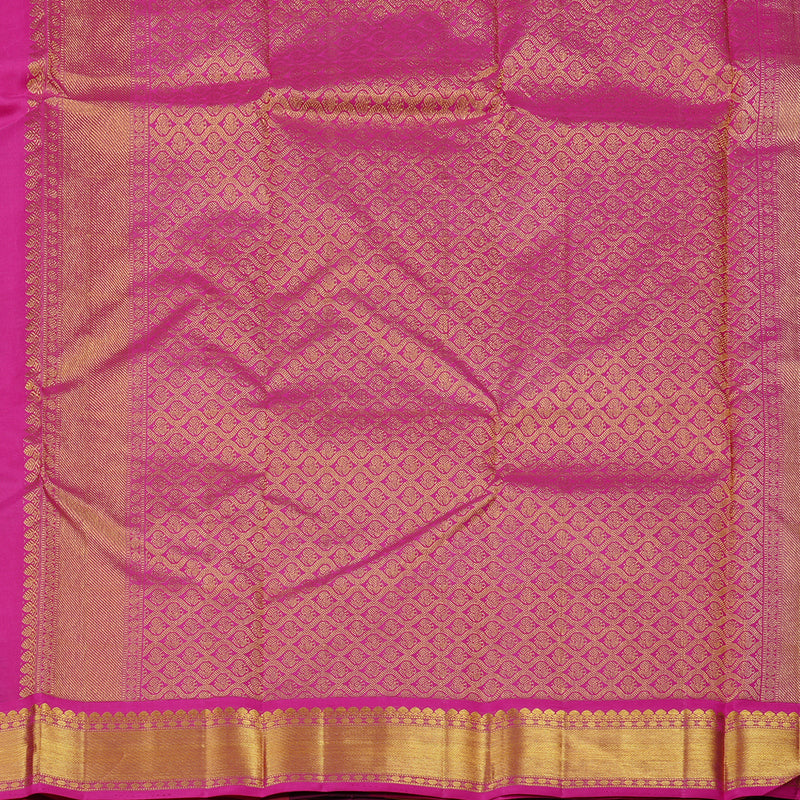 Hayagrivas Multi Colour Checks Handloom Kanjivaram Silk Saree KBD2094C12-2