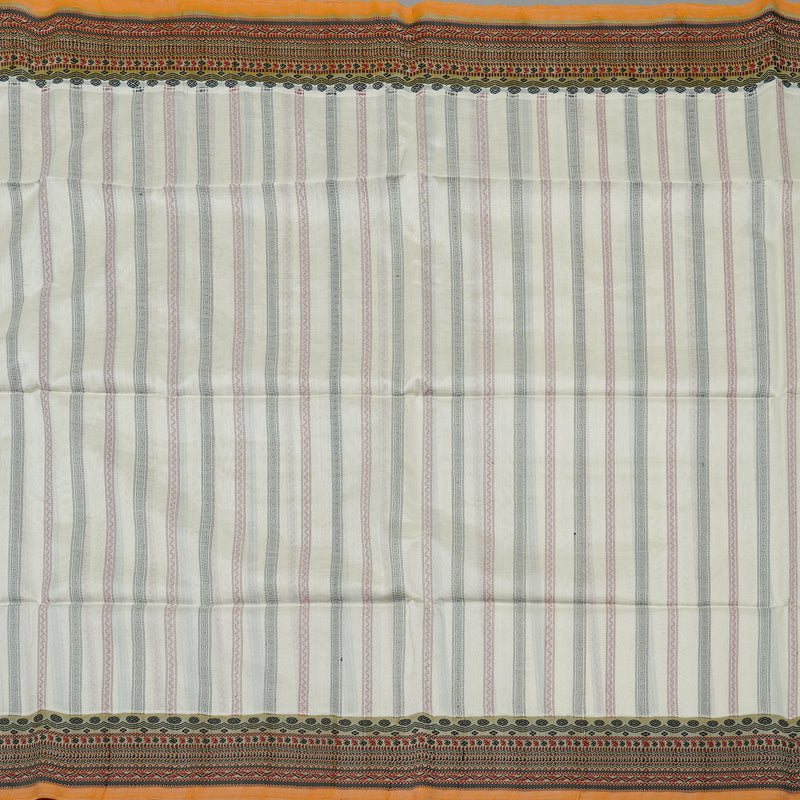 Hayagrivas Handloom Pure Silk Cotton Saree in White KBD2095C8-10