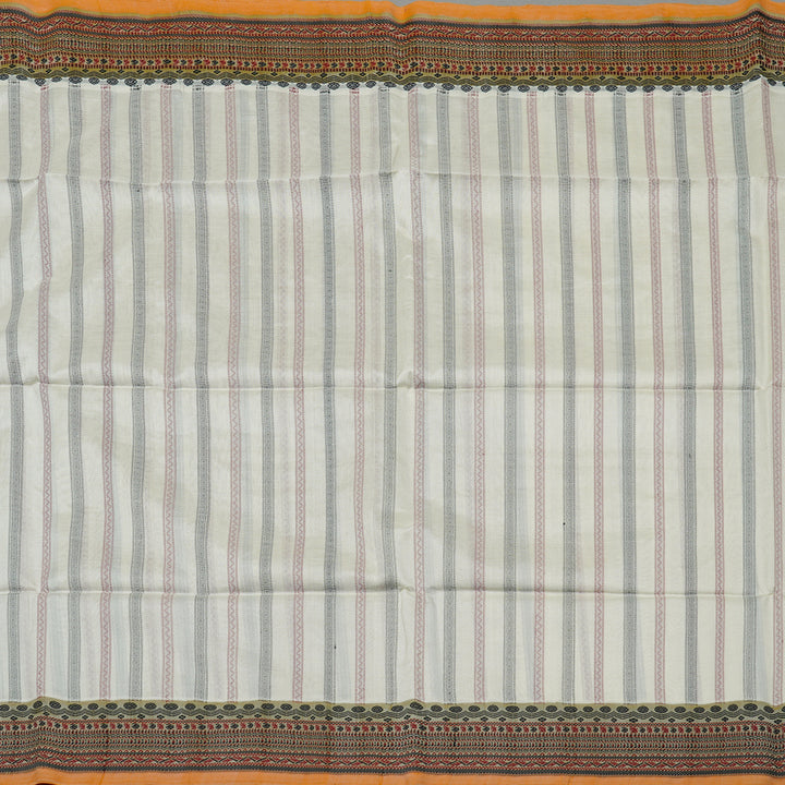 Hayagrivas Handloom Pure Silk Cotton Saree in White KBD2095C8-10