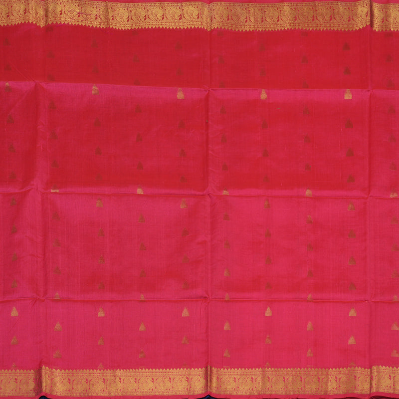 Hayagrivas Pink Pure Silk Cotton Saree KBD2096C9-14