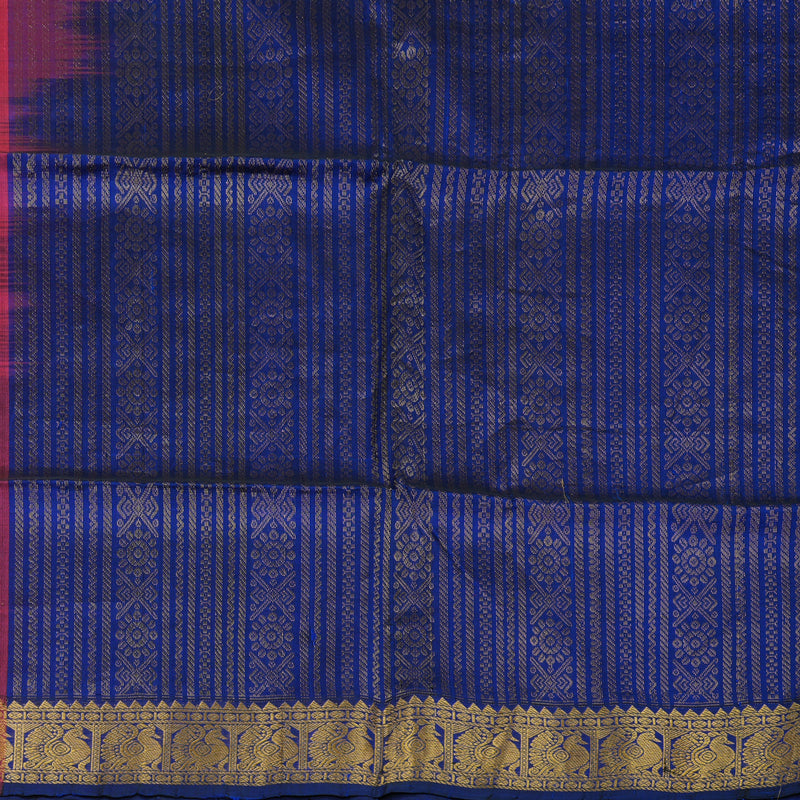 Hayagrivas Pink Pure Silk Cotton Saree KBD2096C9-14