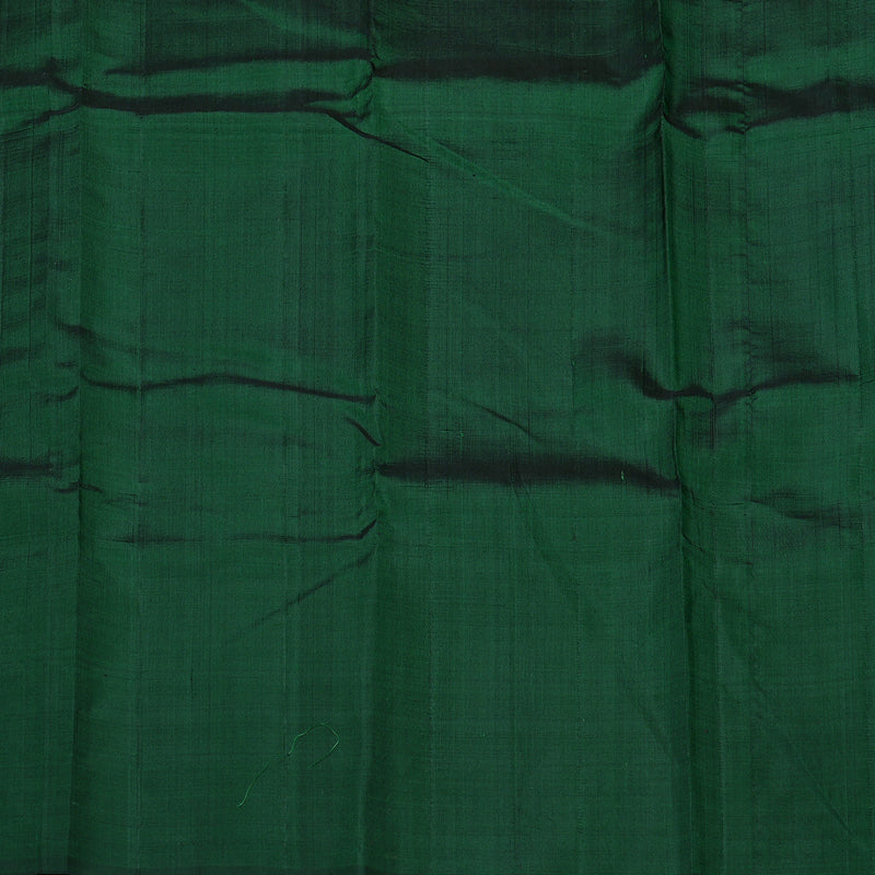 Hayagrivas Silver Grey And Bottle Green Handloom Kanjivaram Silk Saree KBD2105C1-1
