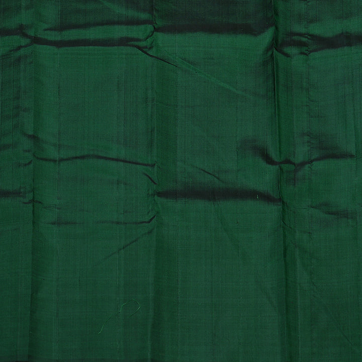 Hayagrivas Silver Grey And Bottle Green Handloom Kanjivaram Silk Saree KBD2105C1-1