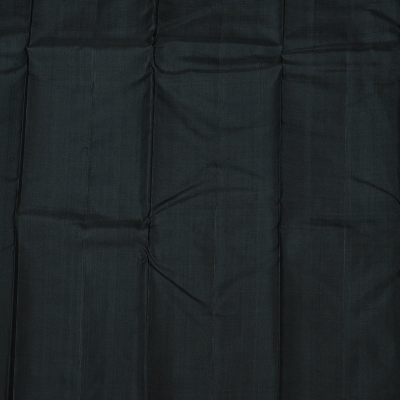 Hayagrivas Handloom Kanjivaram Silk Saree in Bold Bottle Green KBD2105C1-3