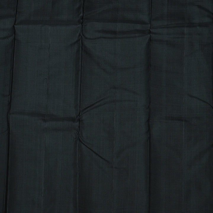 Hayagrivas Handloom Kanjivaram Silk Saree in Bold Bottle Green KBD2105C1-3