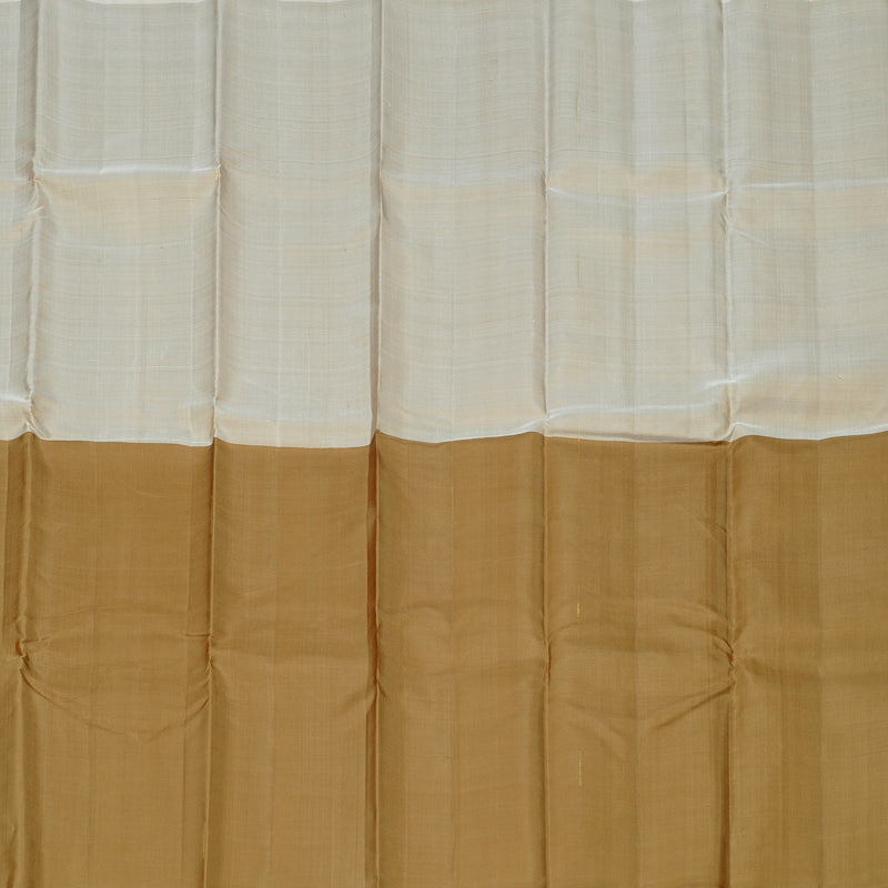 Hayagrivas Beige And Wheat Brown Handloom Kanjivaram Silk Saree KBD2105C1-4
