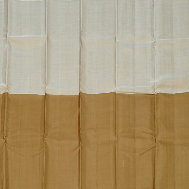 Hayagrivas Beige And Wheat Brown Handloom Kanjivaram Silk Saree KBD2105C1-4
