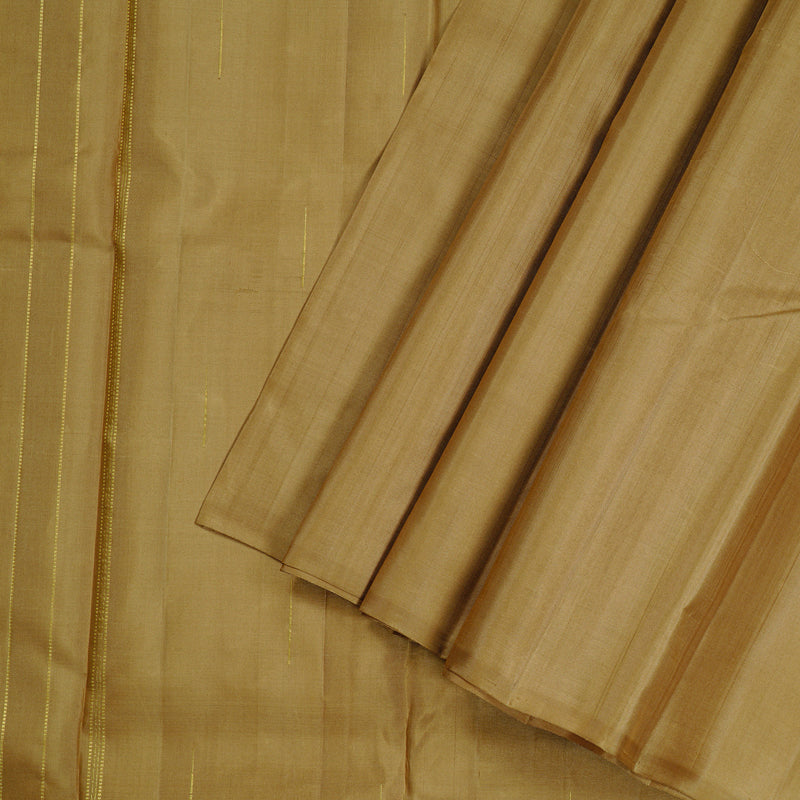 Hayagrivas Beige And Wheat Brown Handloom Kanjivaram Silk Saree KBD2105C1-4