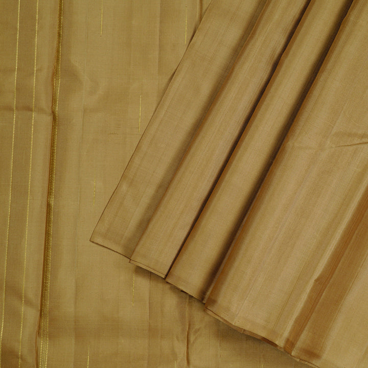 Hayagrivas Beige And Wheat Brown Handloom Kanjivaram Silk Saree KBD2105C1-4