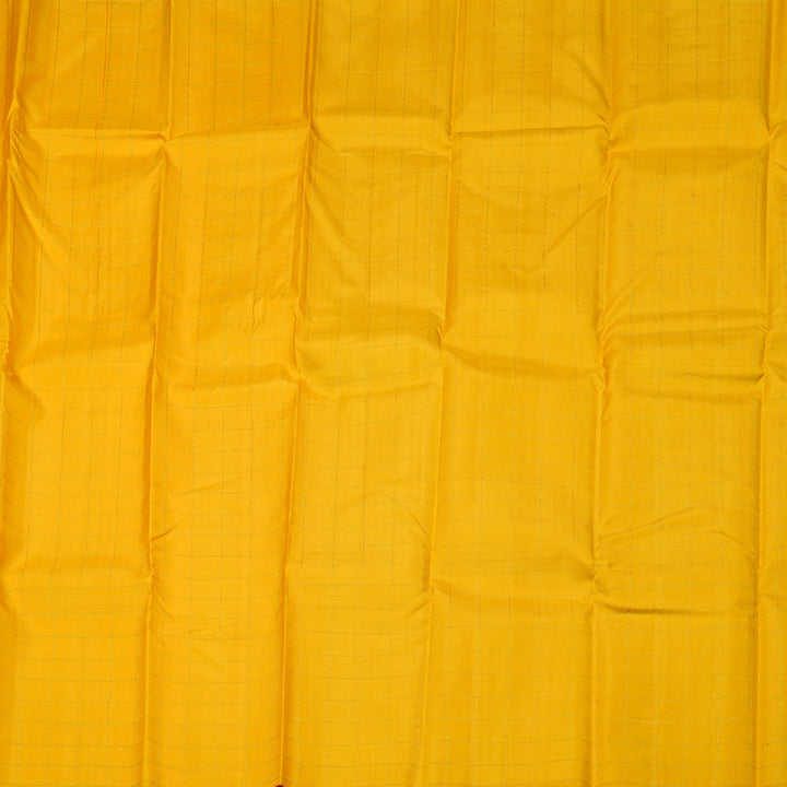 Hayagrivas Yellow Handloom Kanjivaram Silk Saree KBD2105C2-1