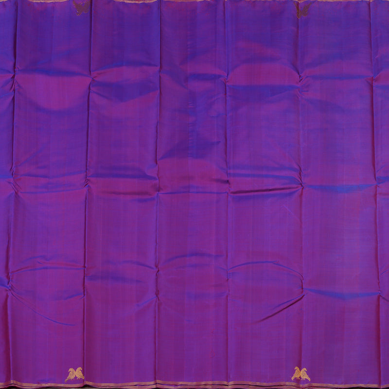 Hayagrivas Purple Handloom Kanjivaram Silk Saree KBD2105C4-2