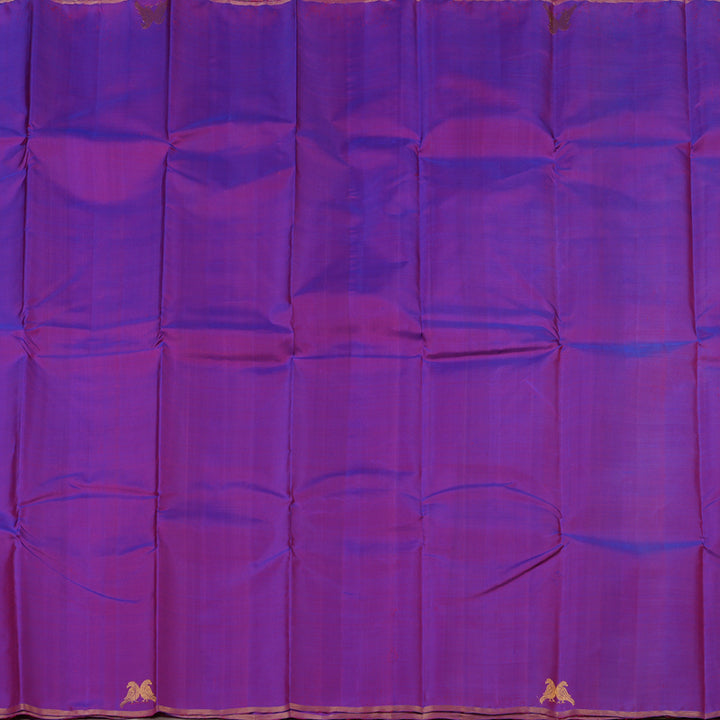 Hayagrivas Purple Handloom Kanjivaram Silk Saree KBD2105C4-2