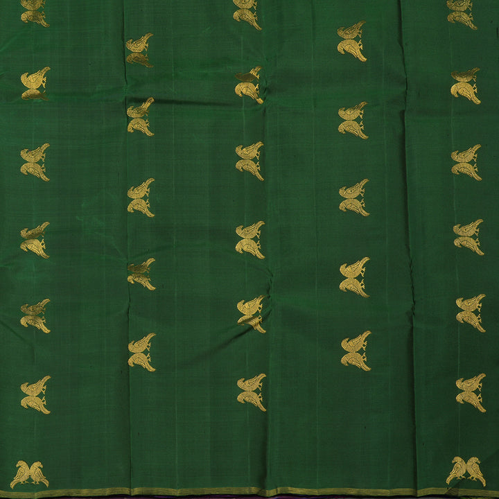 Hayagrivas Purple Handloom Kanjivaram Silk Saree KBD2105C4-2