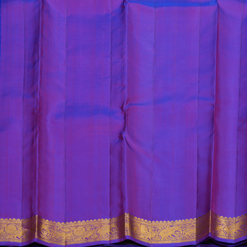 Hayagrivas Purple Handloom Kanjivaram Silk Saree KBD2107C1-1