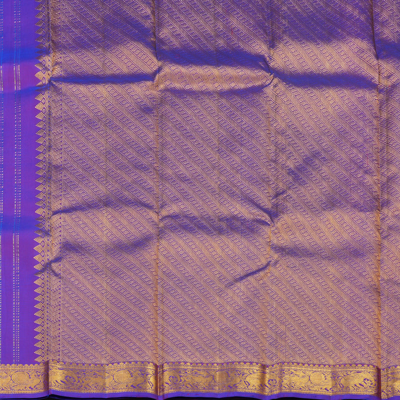 Hayagrivas Purple Handloom Kanjivaram Silk Saree KBD2107C1-1