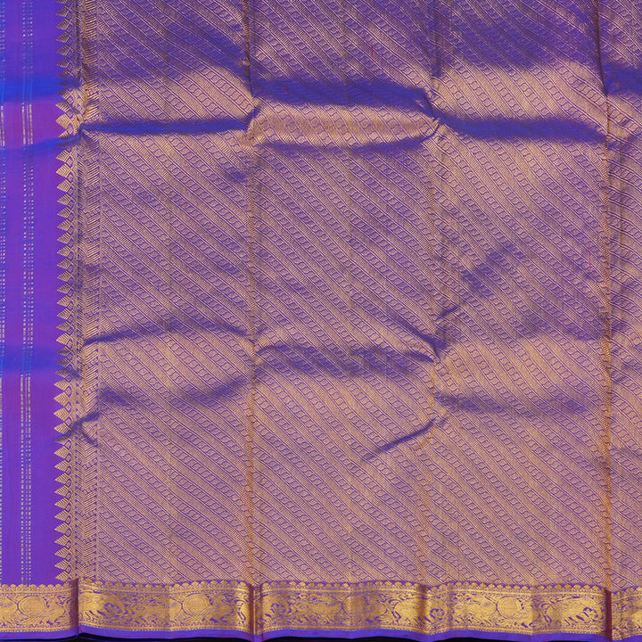 Hayagrivas Purple Handloom Kanjivaram Silk Saree KBD2107C1-1