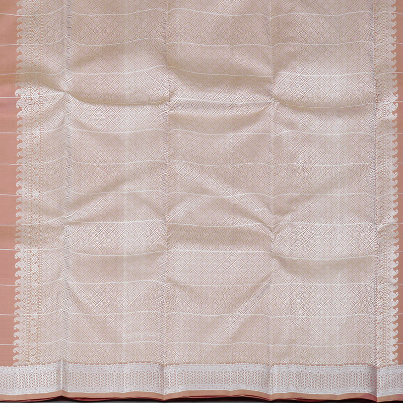 Hayagrivas Handloom Kanjivaram Silk Saree in Caramel Light Chocolate Brown KBD2107C2-2