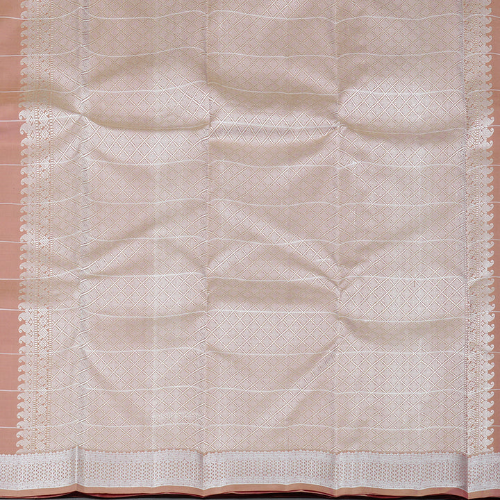 Hayagrivas Handloom Kanjivaram Silk Saree in Caramel Light Chocolate Brown KBD2107C2-2