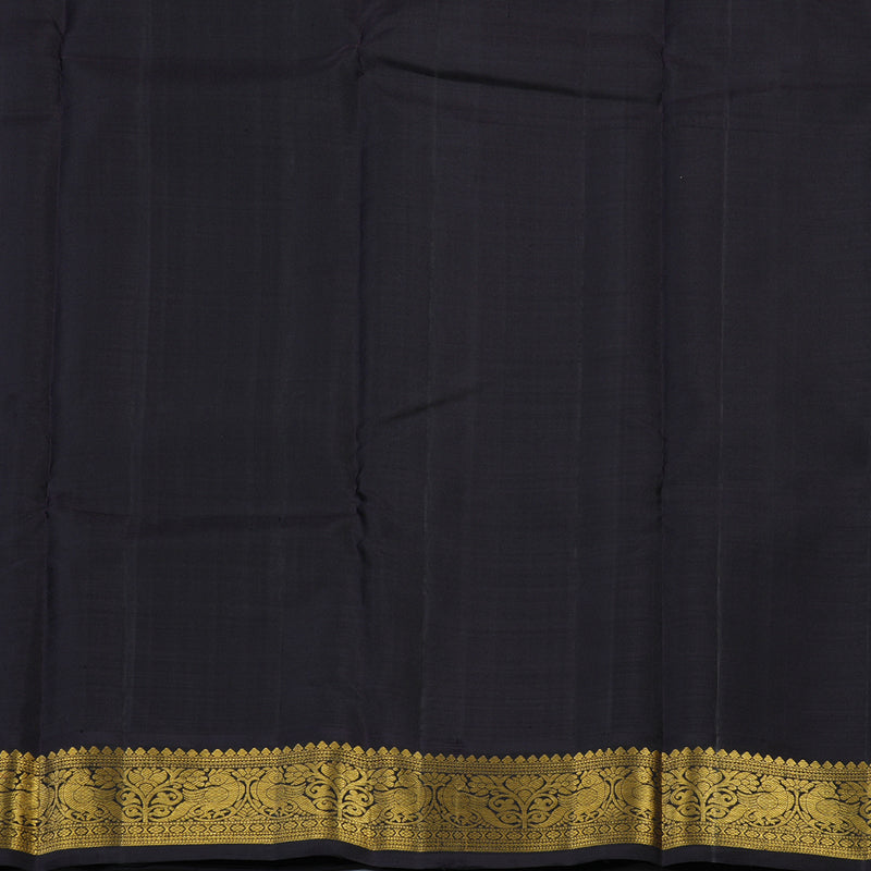 Hayagrivas Handloom Rani Pink Kanjivaram Silk Saree with Deep Nagapazham Border KBD2109C1-1