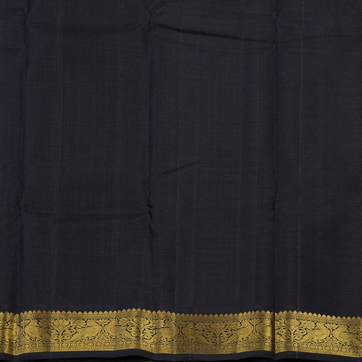 Hayagrivas Handloom Rani Pink Kanjivaram Silk Saree with Deep Nagapazham Border KBD2109C1-1