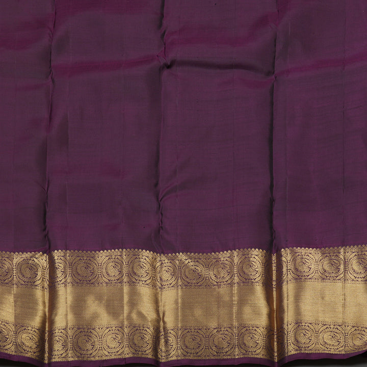 Hayagrivas Handloom Kanjivaram Silk Saree in Bold Ash Grey KBD2113C10-4