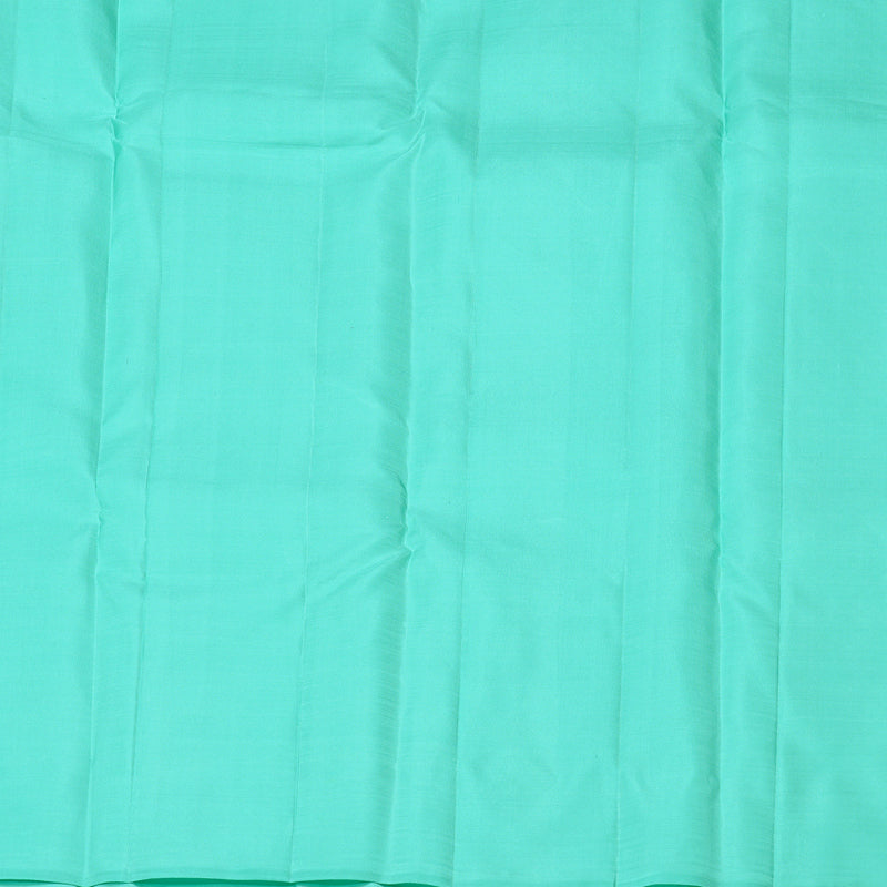 Hayagrivas Sea Blue Handloom Kanjivaram Silk Saree KBD2113C7-5