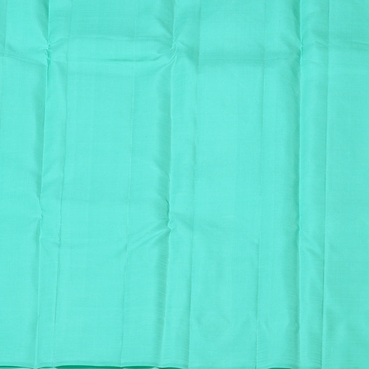 Hayagrivas Sea Blue Handloom Kanjivaram Silk Saree KBD2113C7-5