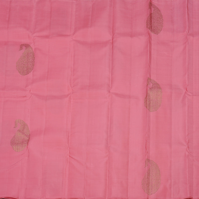 Hayagrivas Handloom Kanjivaram Silk Sarees in Soothing Peach Pink KBD2113C7-7