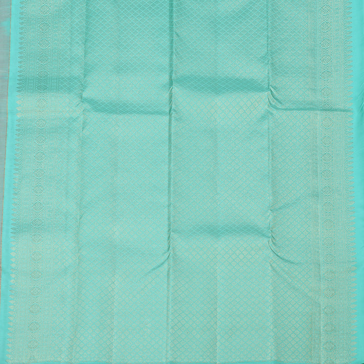 Hayagrivas Handloom Kanjivaram Silk Sarees in Soothing Peach Pink KBD2113C7-7