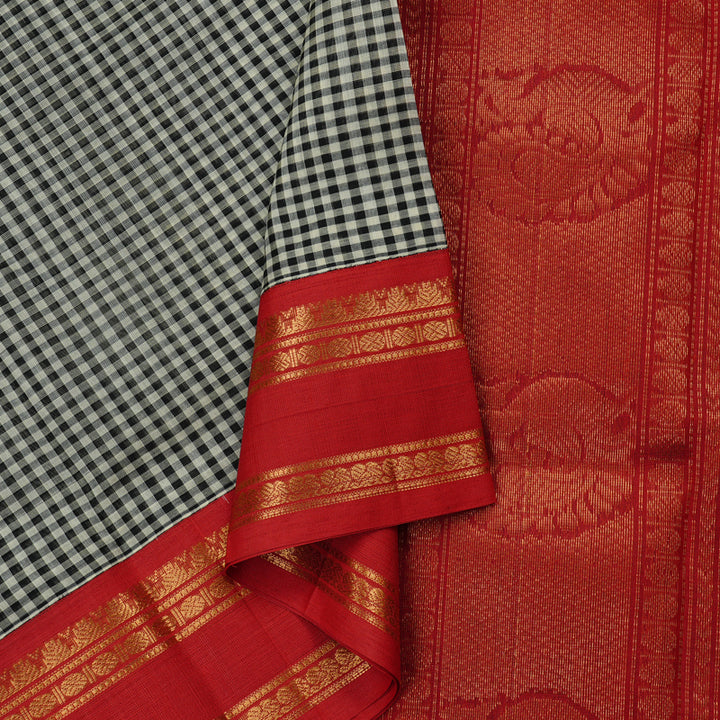 Hayagrivas Handloom Korvai Silk Cotton Saree KBE107D6-2