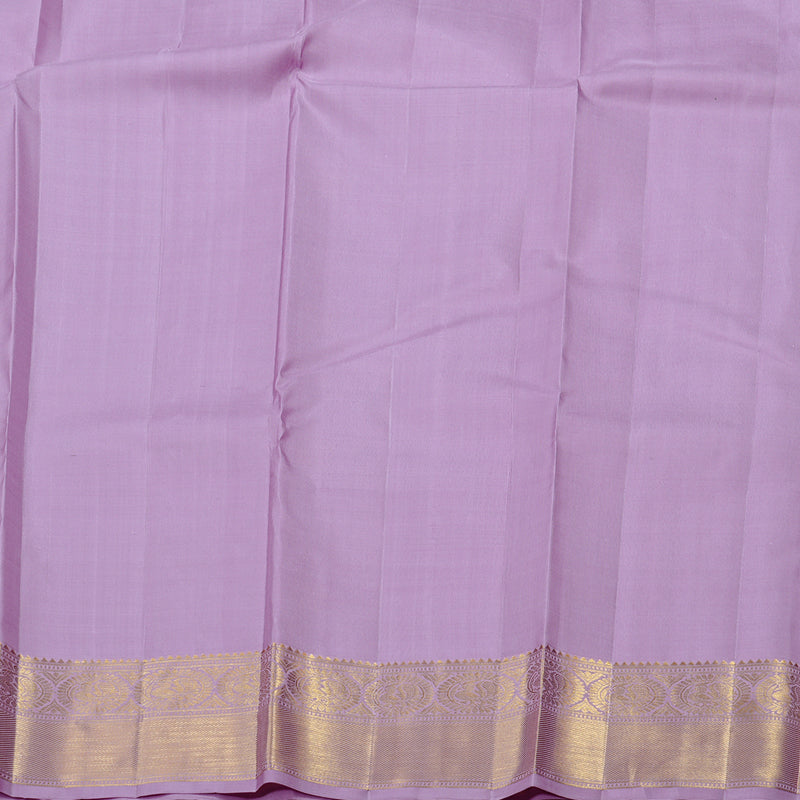Hayagrivas Lavender Handloom Kanjivaram Silk Saree KBD2126C2-1