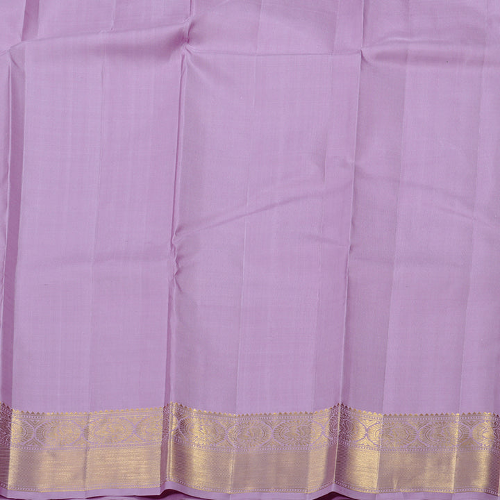 Hayagrivas Lavender Handloom Kanjivaram Silk Saree KBD2126C2-1