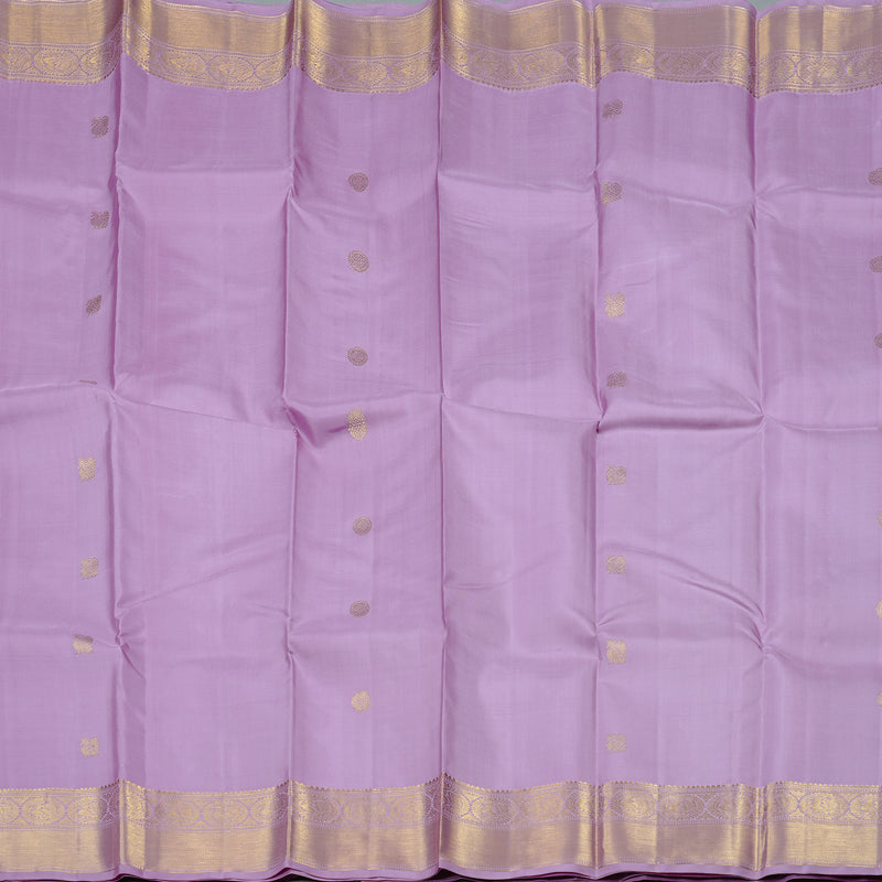 Hayagrivas Lavender Handloom Kanjivaram Silk Saree KBD2126C2-1