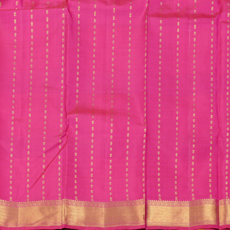 Hayagrivas Handloom Kanjivaram Silk Saree in Delightful Multi-Colour Checks KBD2127C11-4