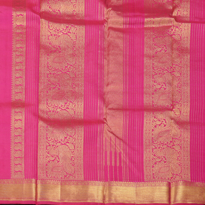 Hayagrivas Handloom Kanjivaram Silk Saree in Delightful Multi-Colour Checks KBD2127C11-4