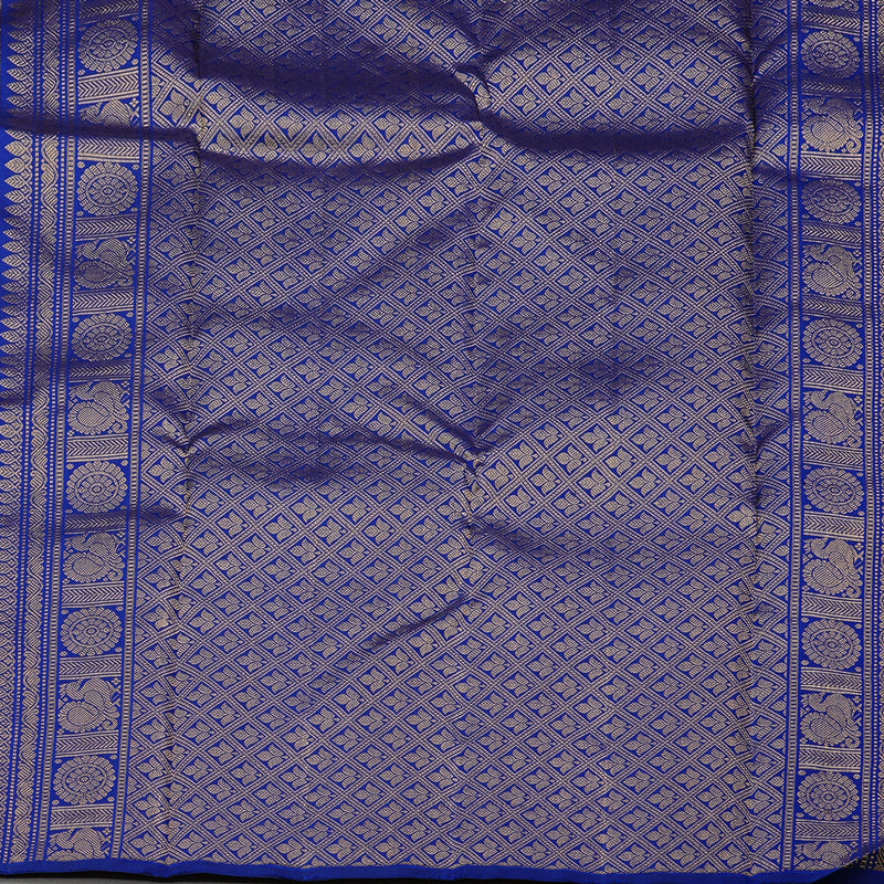 Hayagrivas Peach Pink Handloom Kanjivaram Silk Saree KBD2127C4-5