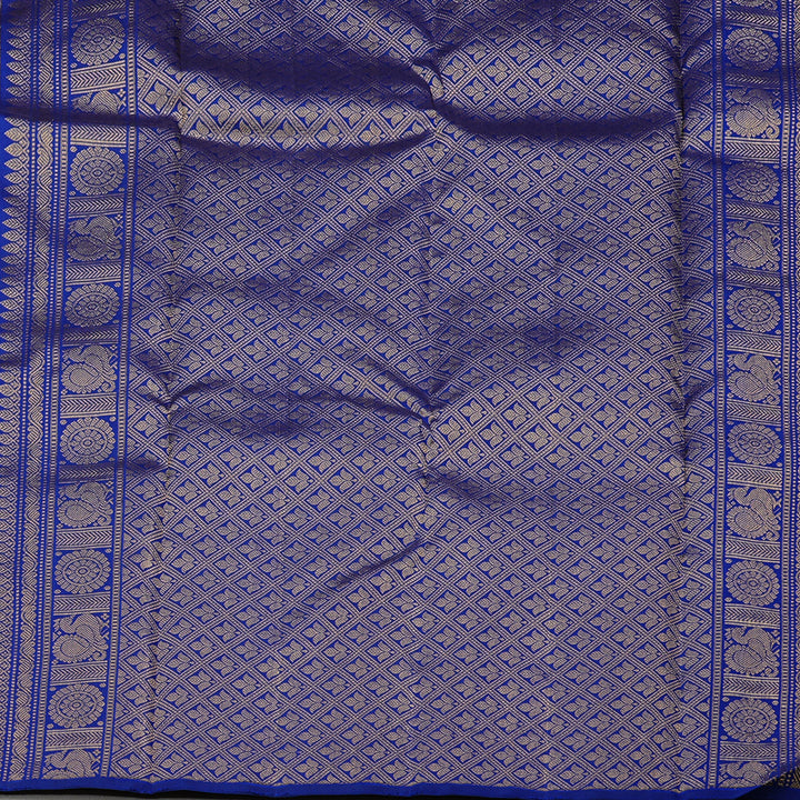 Hayagrivas Peach Pink Handloom Kanjivaram Silk Saree KBD2127C4-5