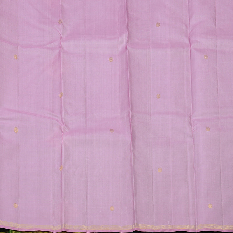 Hayagrivas Bottle Green Handloom Kanjivaram Silk Saree KBD2133C1-2