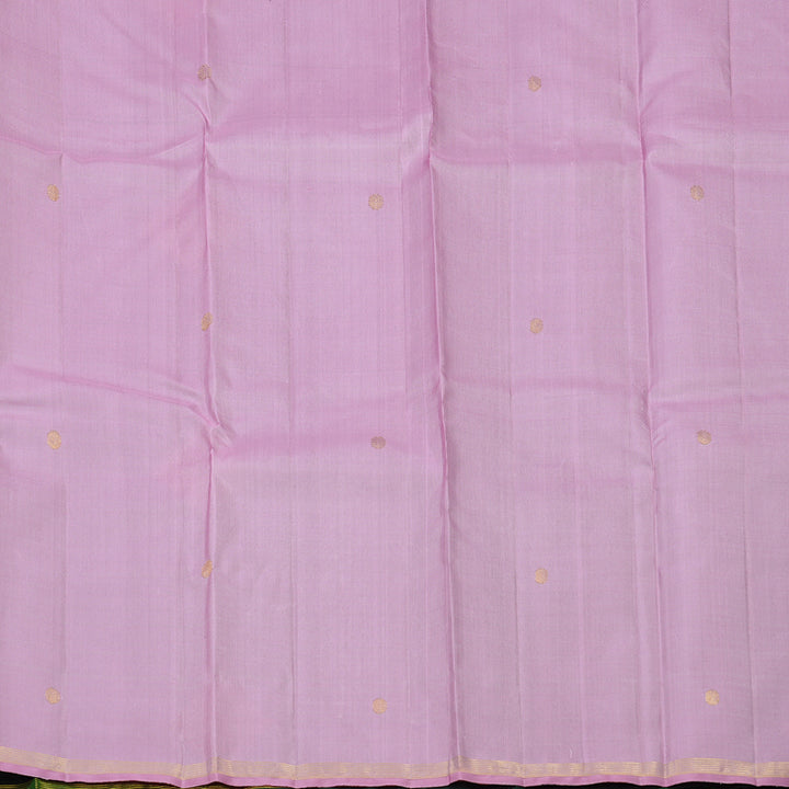 Hayagrivas Bottle Green Handloom Kanjivaram Silk Saree KBD2133C1-2