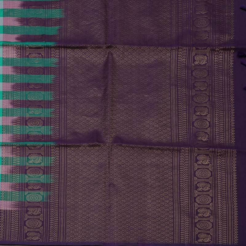 Hayagrivas Multicolour Checks Pure Soft Silk Saree KBD2140C1-5